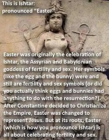 Easter is Ishtar